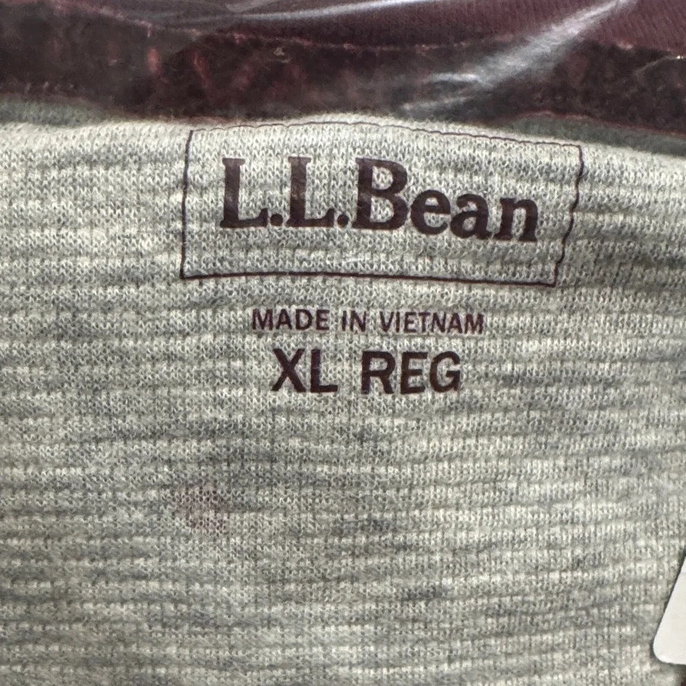 LL Bean Gray Floral Onesie NEW XL - Picture 2 of 5